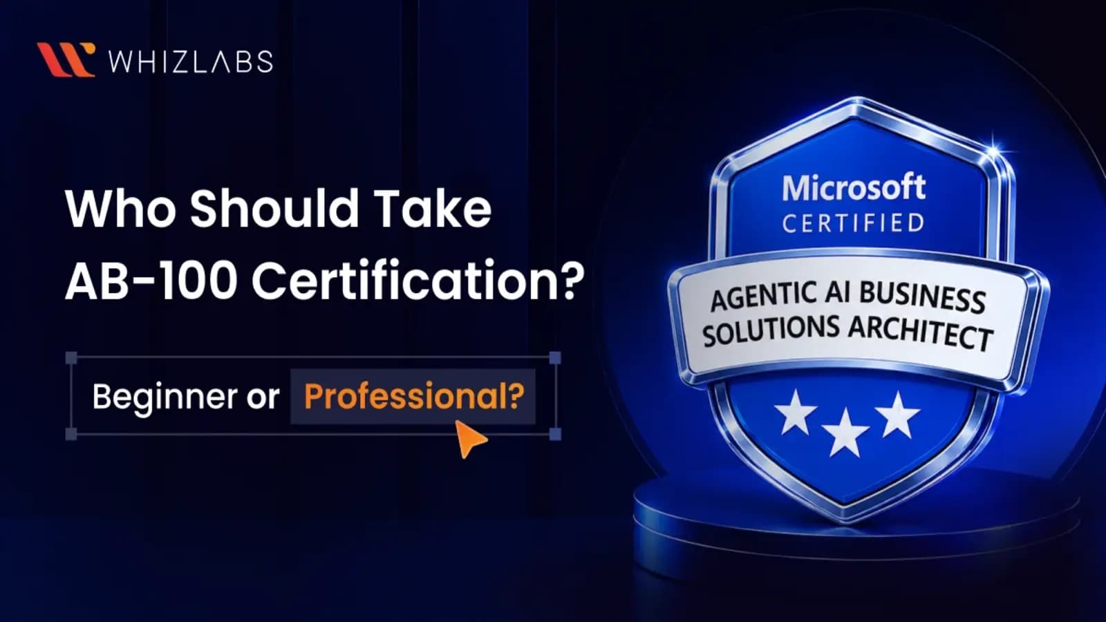 Who Should Take AB-100 Certification? Beginner or Professional? - Blog image