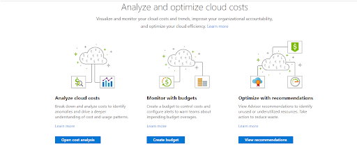 Azure Cost Management - Examine your Subscriptions using Azure Cost Management