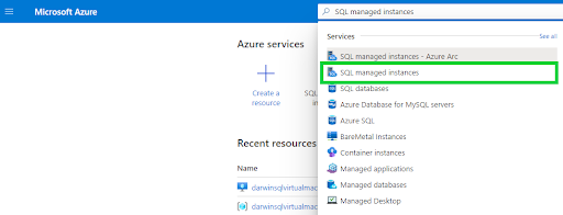 Azure SQL Managed Instance - SQL managed instances