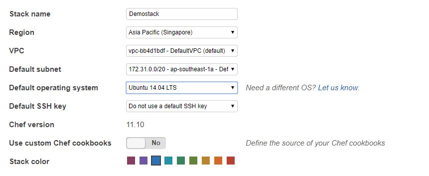 Demostack Opswork