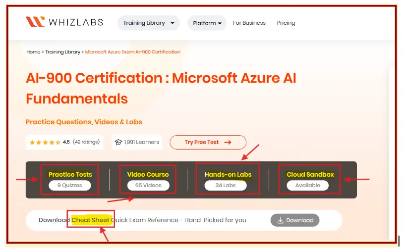 AI-900 exam preparation materials